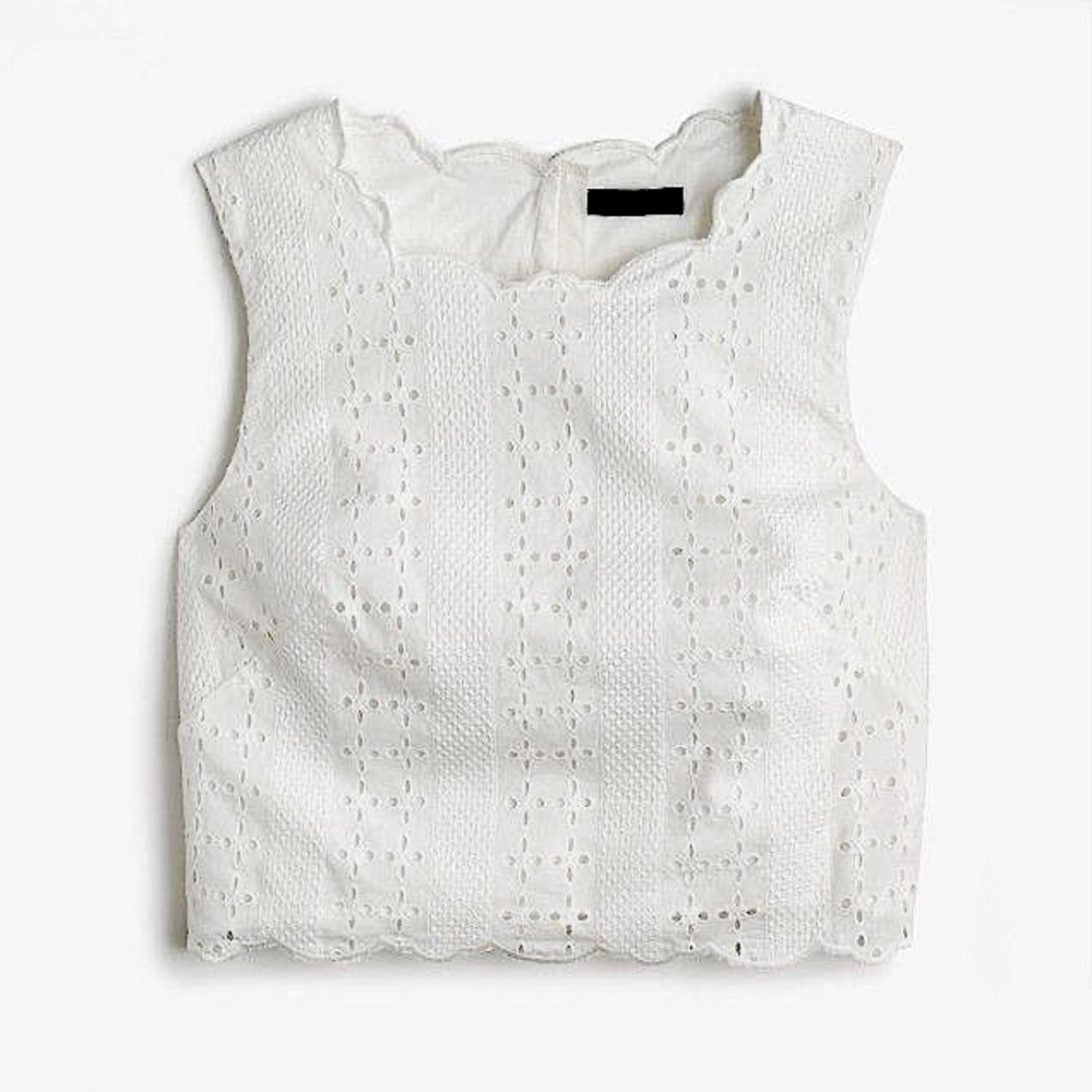 Express White Sleeveless Blouse